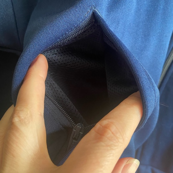 Navy and Raspberry Adidas Track Jacket - Picture 2 of 7